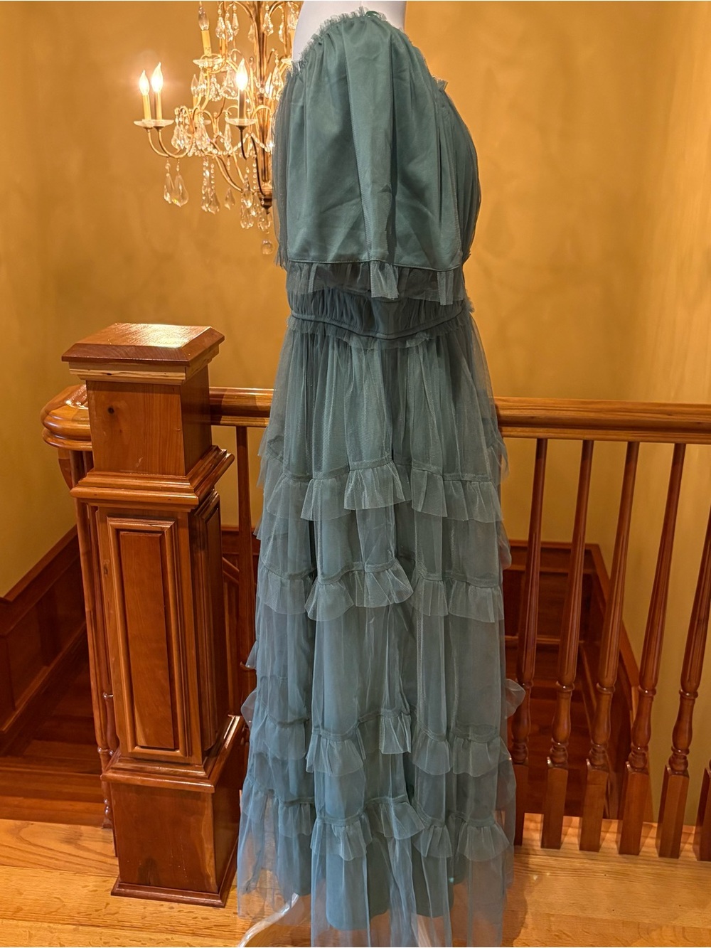 Baltic Born Magdalena Tulle Maxi Dress Wmn’s L - Picture 6 of 16